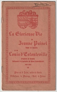 E.Niobey LA GLORIEUSE VIE de JEANNE PAINEL et LOUIS d'ESTOUTEVILLE Mt. St-MICHEL - Picture 1 of 2