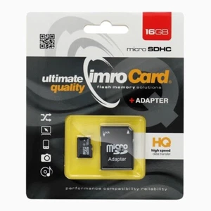 Speicherkarte Micro SD 8GB, 16GB mit SD Adapter, high speed - Bild 1 von 5