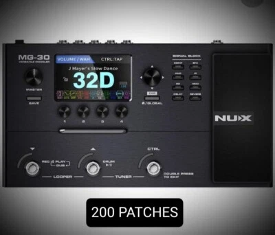 Patches / Parches NUX MG-30 (200 patches) - Image 1 of 4