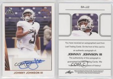 2021 Leaf Memories 1990 Base Bronze Spectrum /99 Johnny Johnson III #BA-JJ2 Auto