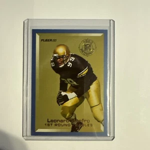 1993 Fleer Prospects Philadelphia Eagles Football Card #14 Leonard Renfro - Picture 1 of 2