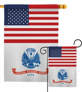 Bandiera da giardino esercito forze armate decorativa piccolo regalo cortile casa striscione - Foto 1 di 19