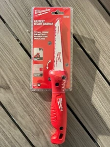 NEW From Milwaukee 4932492812  Drywall Folding Jab Saw + Quick Blade Change - Picture 1 of 4