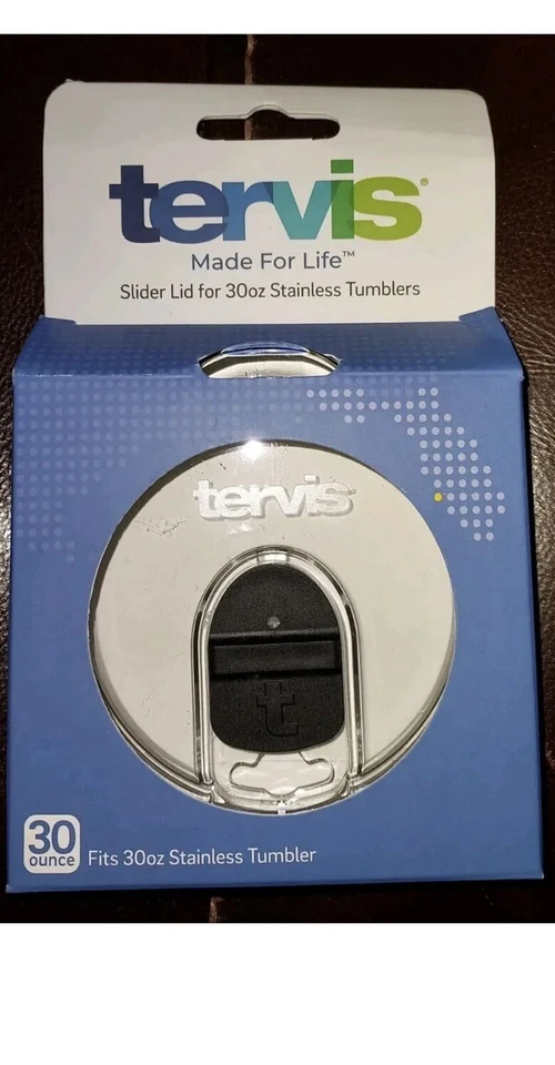 TERVIS SLIDER LID DOUBLE WALLED INSULATED TUMBLER FOR 30 OZ CLEAR