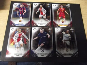 LOTTO DI (6) CARTE ROOKIE RC 2023-24 TOPPS CHROME WOMEN'S CHAMPION LEAGUE A3 - Foto 1 di 1