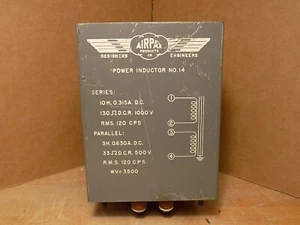 Estrangulador de doble bobinado Airpax #14, serie o paralelo, 10 H o 3 H USADO comprobado - Imagen 1 de 7