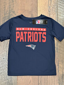 New England Patriots NFL Boys Short Sleeve Tee Shirt Size Medium (5/6) / NWT