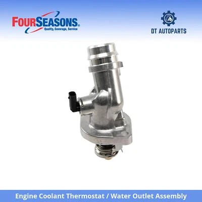 Termostato de refrigerante de motor Kia Forte 2019-2021/conjunto de salida de agua 4 estaciones Foto 1 de 4