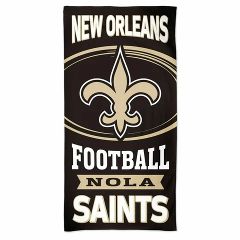 NFL NEW ORLEANS SAINTS BEACH TOWEL 30" X 60" 100% COTTON NEW Cover