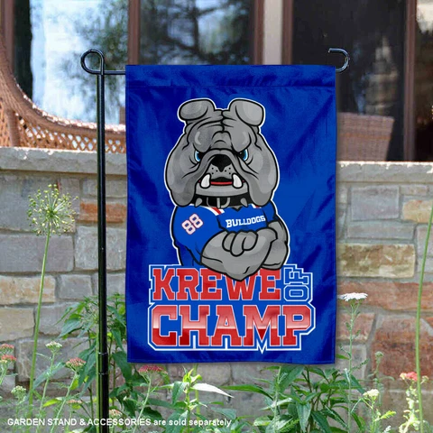 La Tech Bulldogs Krewe of Champ Garden Flag and Yard Banner Cover
