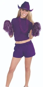 Calzoncillos boxer para adultos púrpura accesorio de disfraz de Halloween para adultos - Imagen 1 de 1