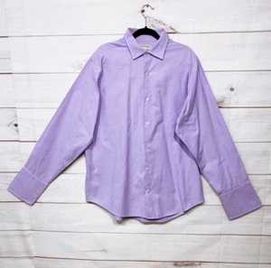 Banana Republic Mens Shirt Size XL Lavender Button Up Long Sleeve 100% Cotton - Picture 1 of 6