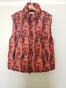 NEU Free People Flora Paisley Pufferweste übergroß mittel Damen gesteppt - Bild 1 von 10