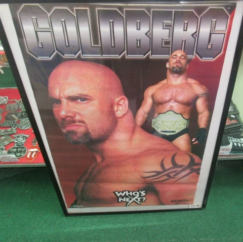GOLDBERG POSTER NEW 1998 VINTAGE COLLECTIBLE WCW WWE WRESTLING Cover