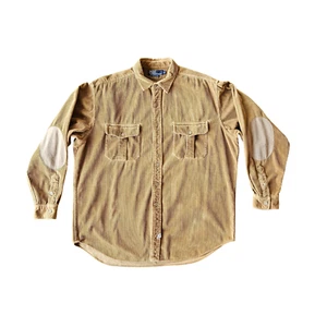 Polo Ralph Lauren Blaire de colección marrón pana abotonada manga larga para hombre XL - Imagen 1 de 10