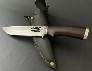 Souvenir Küche Patriotisch Militär Handarbeit Messer Wappen Ukraine Dreizack - Bild 1 von 7