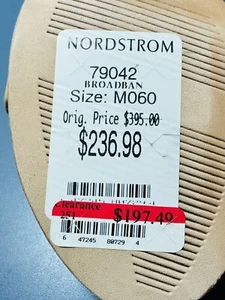Stuart Weitzman Damengröße 6M hellbraune Boho-Sandalen aus Lederimitat mit Absatz neu mit Etikett - Bild 1 von 10