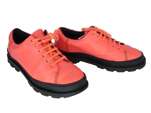 Camper Shoes Brutus Chunky Rosa Pink Leather Lace Up EU 40 UK 7 - Picture 1 of 14