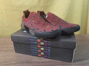 Bernie Mev. Gardenia Women's Shoes SIZES Burgundy Ceetah Slip Sneaker NIB SH24 - Picture 1 of 8