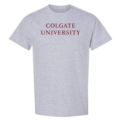 Colgate Institutional Logo T-Shirt - Sport Grey - Image 1 of 4