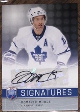 2008-09 UPPER DECK BE A PLAYER SIGNATURES DOMINIC MOORE AUTO CARD