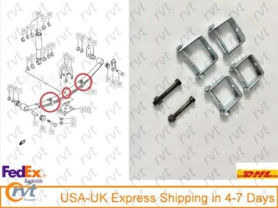 Rear Leaf Spring Repair Kit for 86-95 Suzuki Samurai — 第 1/4 张图片