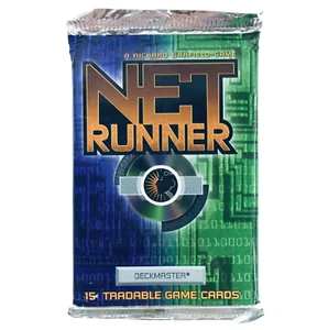 Sealed NETRUNNER Deckmaster Tradable Card Game Booster Pack Wizards of the Coast - Picture 1 of 5