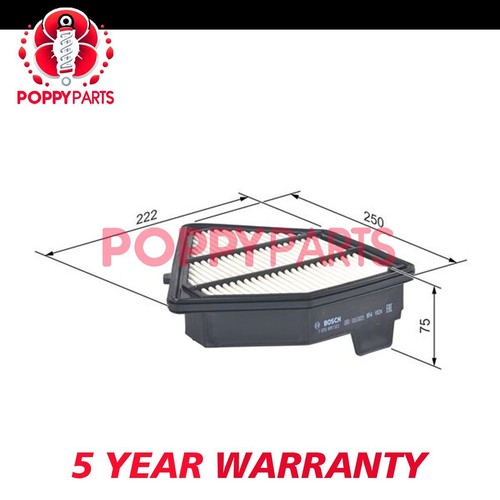 Fits Honda CRV 20152018 1.6 D Air Filter Poppy 17220R5ZG01 eBay