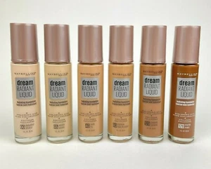 NEW Maybelline Dream Radiant Liquid Hydrating Foundation 1 Oz YOU CHOOSE SHADE - Picture 1 of 9