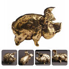  Pig Simulation Ornaments Brass Chinese Decorations Zodiac Statue