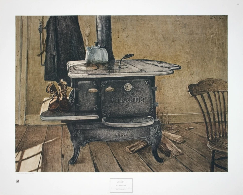 Póster JON S. LEGERE bonito y cálido 25,25" x 32" 1970 vintage marrón, gris Foto 1 de 1