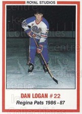 1986-87 Regina Pats #14 Dan Logan