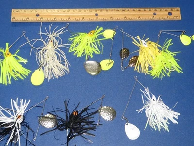 Lote de 8 Bomber Bush Hacker BushWhacker y Spinnerbaits similares varios colores Foto 1 de 2