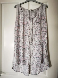 fat face long blouse viscose short dress UK 14 - Picture 1 of 18