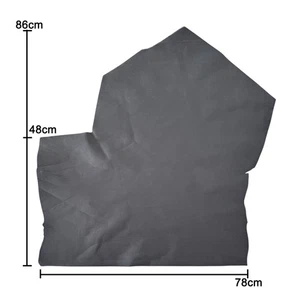 #602 Lederstück schwarz (matt) Rindnappa Reststück Bastelleder Lederreste - Bild 1 von 1