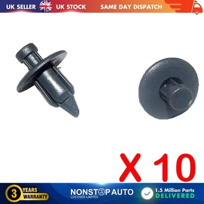 10X Fender Side Skirt Trim Retainer Clips For SUZUKI Cappuccino Carry Celerio - Image 1 of 4