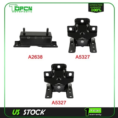 Montaje de motor para Silverado 1500 1999-2007, 2002-2006 para Chevrolet 3 piezas Foto 1 de 4