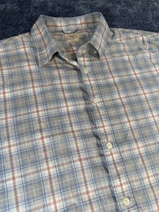 Camisa Faherty Para Hombre XXL Movimiento Elastizada A Cuadros Informal Abotonada Playa Exterior - Imagen 1 de 10