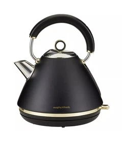 Morphy Richards Ascend 1.5L Electric Pyramid Kettle Boiler 2200W Soft Gold Black - Picture 1 of 5