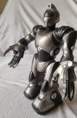 Mini Robosapien V2 WowWee Posable Robot - Used, Eyes Light Up - Image 1 of 4