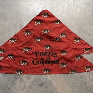 Disney Mickey Mouse Pirates Of The Caribbean Bandana Lot Of 2 - Picture 1 of 6