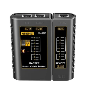 M469D RJ45 Tester per Cavi di Rete Tester per Cavi di Rete RJ11 RJ12 CAT5 3092 - Afbeelding 1 van 1