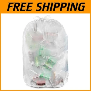 7-10 GAL klare Müllsäcke - 500 Stück - Bild 1 von 7