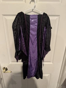 Costume Disney Malefica Bambino Taglia S 4-6 Vestito Senza Corna Bella Addormentata - Foto 1 di 24