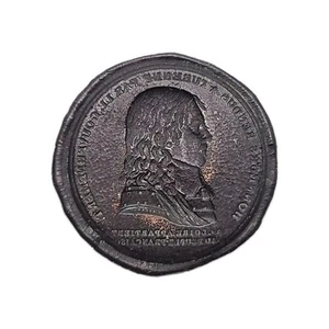 Preußen König Friedrich II Königtum Wachssiegel Abdruck Wappenmatrix Tiefdruck - Bild 1 von 24