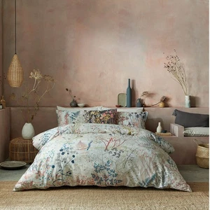Clarissa Hulse Serendipity Bedding Duvet Cover Set 100% Cotton Sateen In Stone - Picture 1 of 10