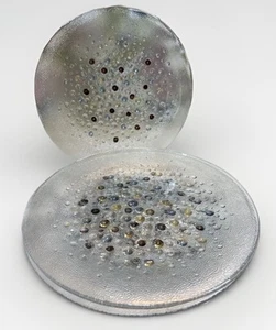 Asteroid Jan Sylwester Drost Dansk Bubble Confetti 9.5” Dinner Plates VTG (4) - Picture 1 of 6