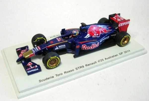 Toro Rosso STR9 No.25 Jean-Eric - 8th Australia Gp 2014 IN Conf Con Acryl - Immagine 1 di 1