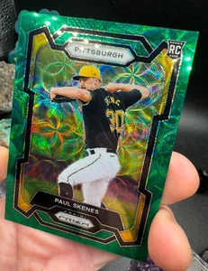 2024 Panini Prizm Baseball Paul Skenes Green Scope /75 SP Rookie Card Pirates - Picture 1 of 3