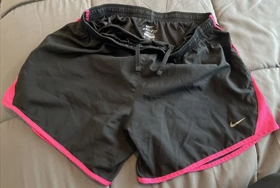 Nike Girls Kids Black Athletic Shorts XL - Image 1 of 4